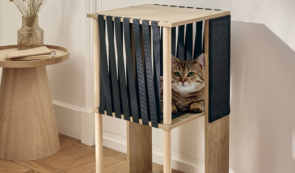 Un module design d'arbre à chat ARBORA