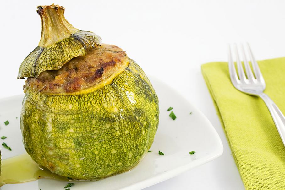Courgette ronde farcie à la Corse - Gamm vert