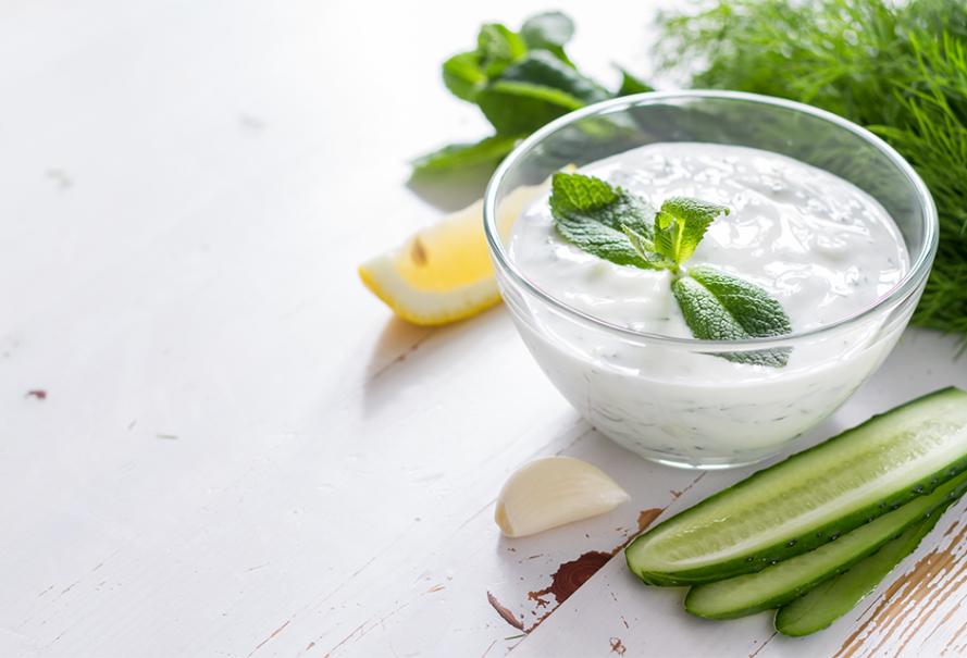 Concombres à la menthe