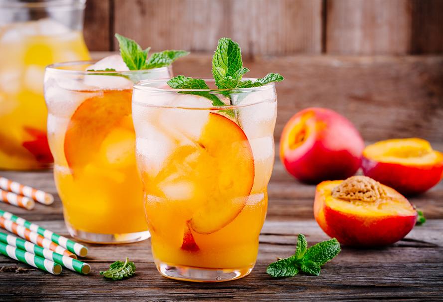 Limonade à la pêche