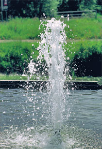 Jets d'eau Corona Fontaine pour bassin existant