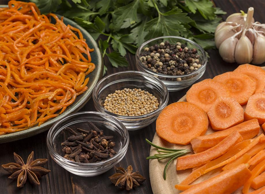 carottes épicées au sel