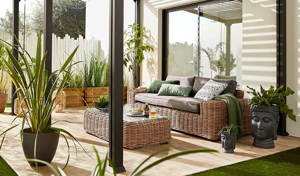 Canapé extérieur - transformer votre terrasse en salon de jardin
