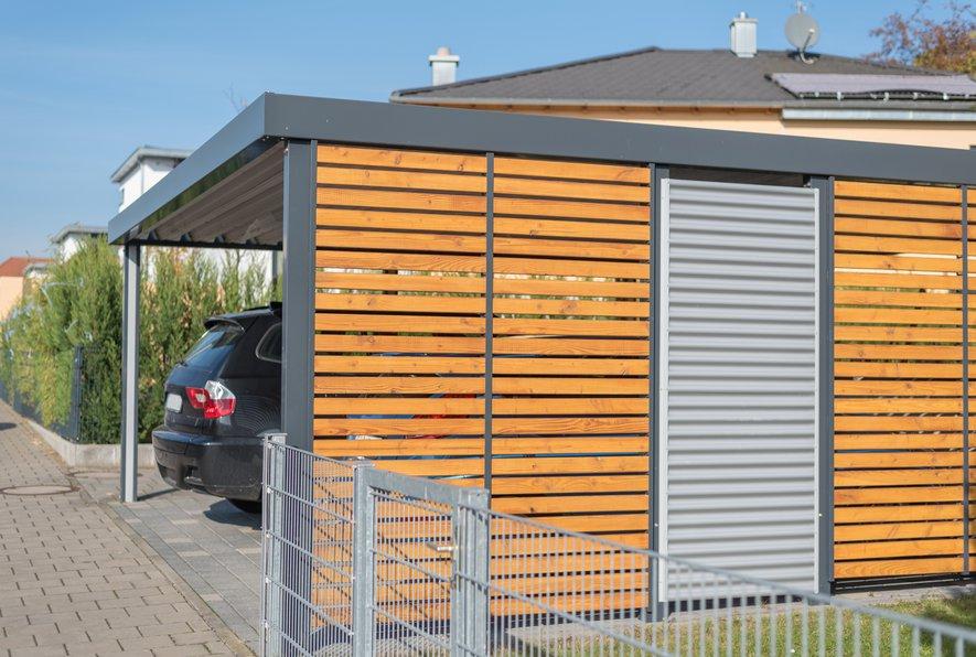 Un carport bois et alu