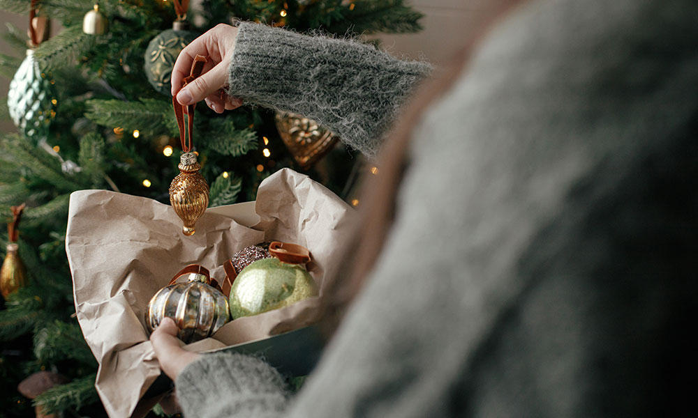 Choisir les décorations du sapin de Noël