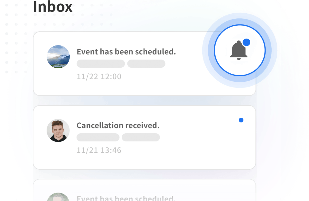 Automated event notifications
