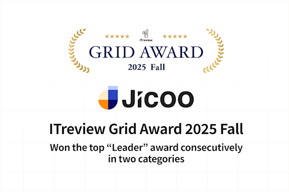 Jicoo Wins Highest "Leader" Ranking in Two Categories at "ITreview Grid Award 2025 Fall"