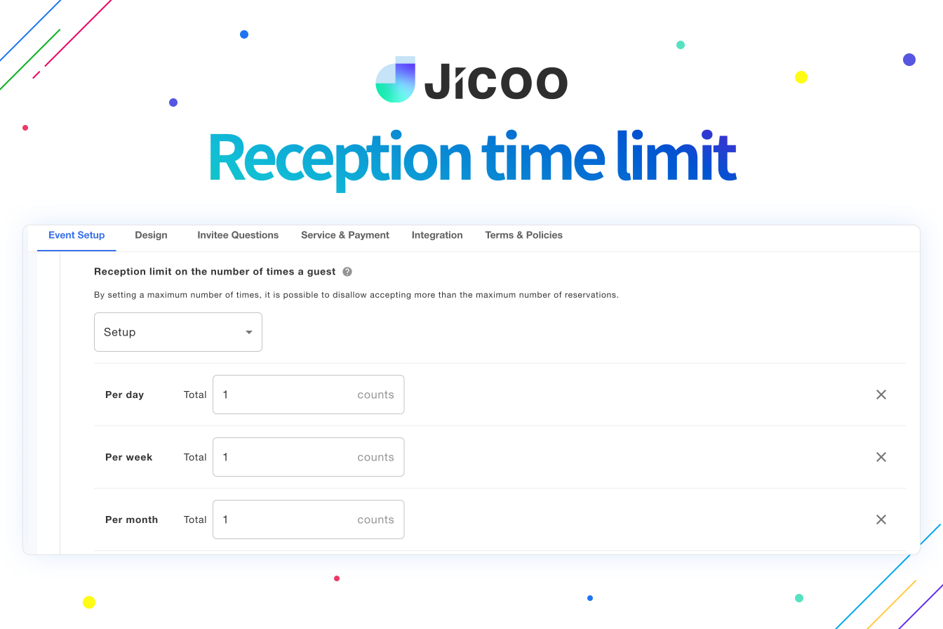 Reception time limit