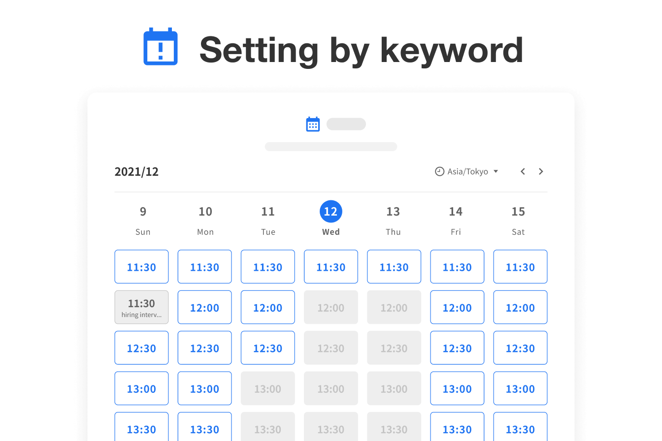 Block by keyword