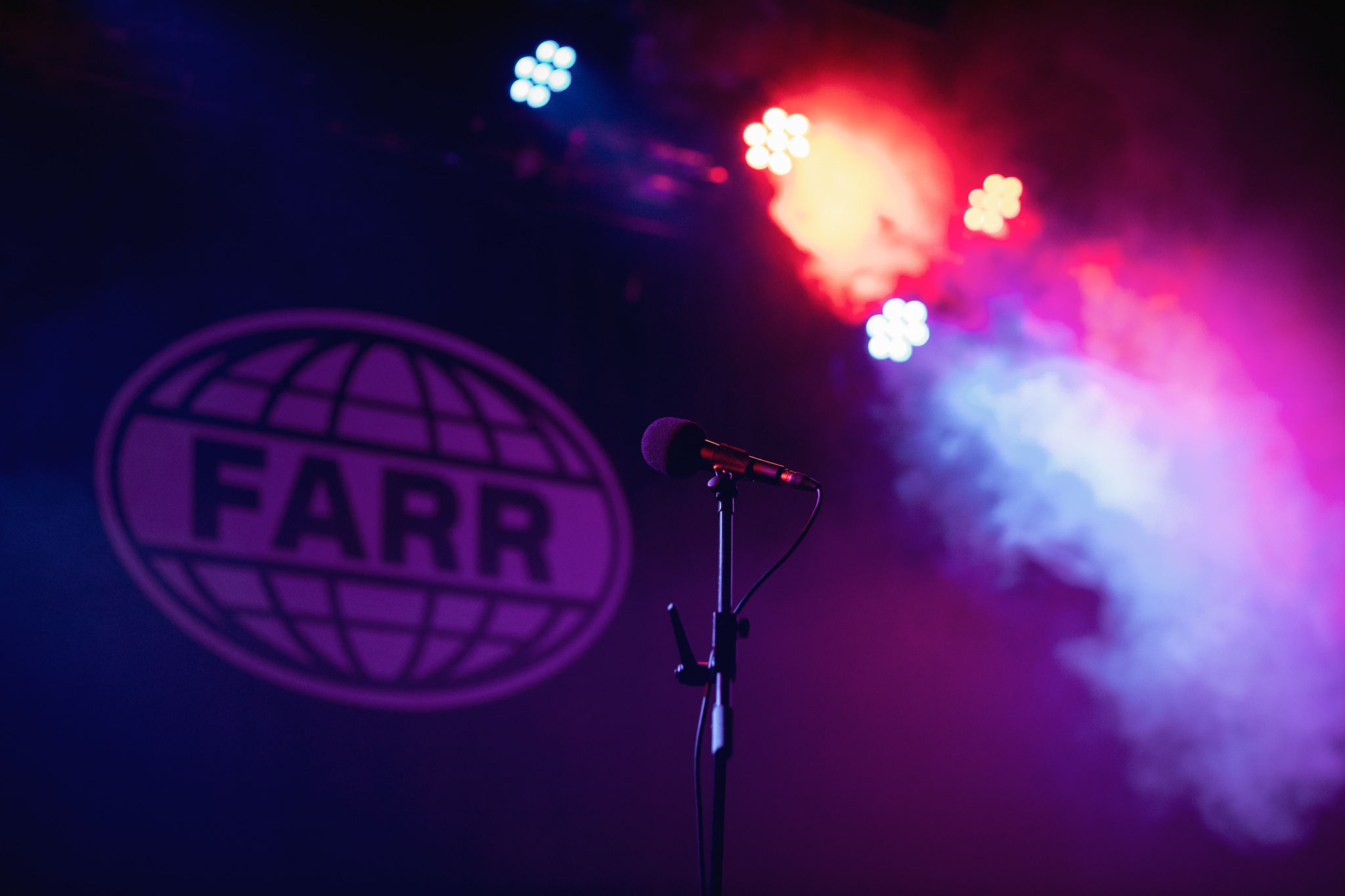 farr-at-the-lexington microphone-farr-logo