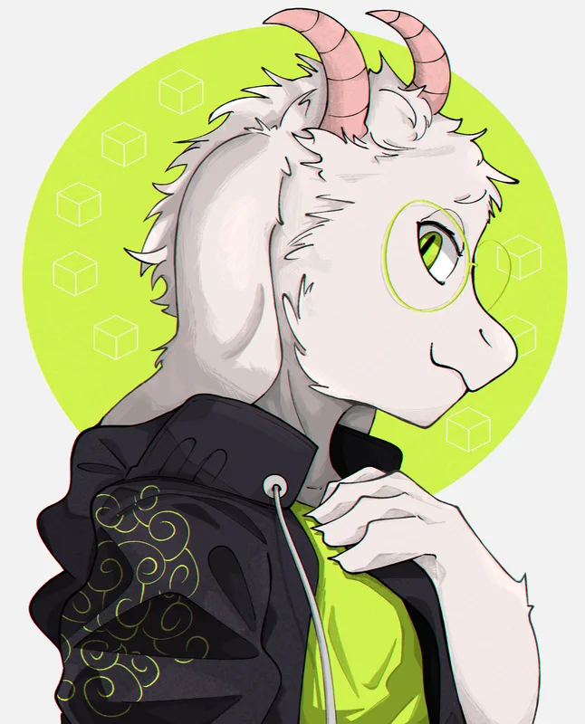 Example artwork of a 'Icon' commission