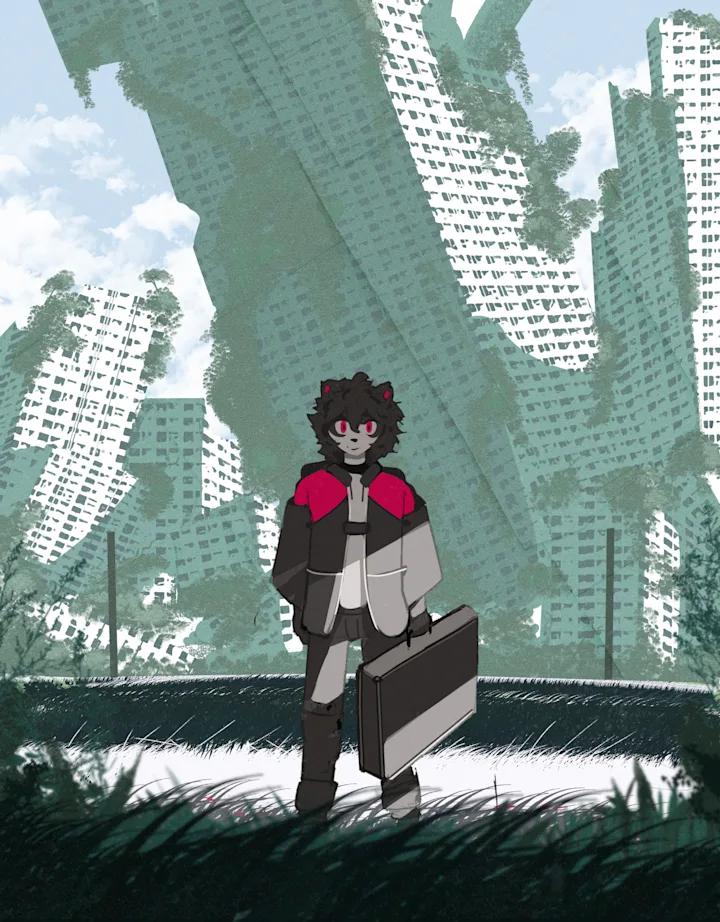 Example artwork of a 'Environmental Painting' commission