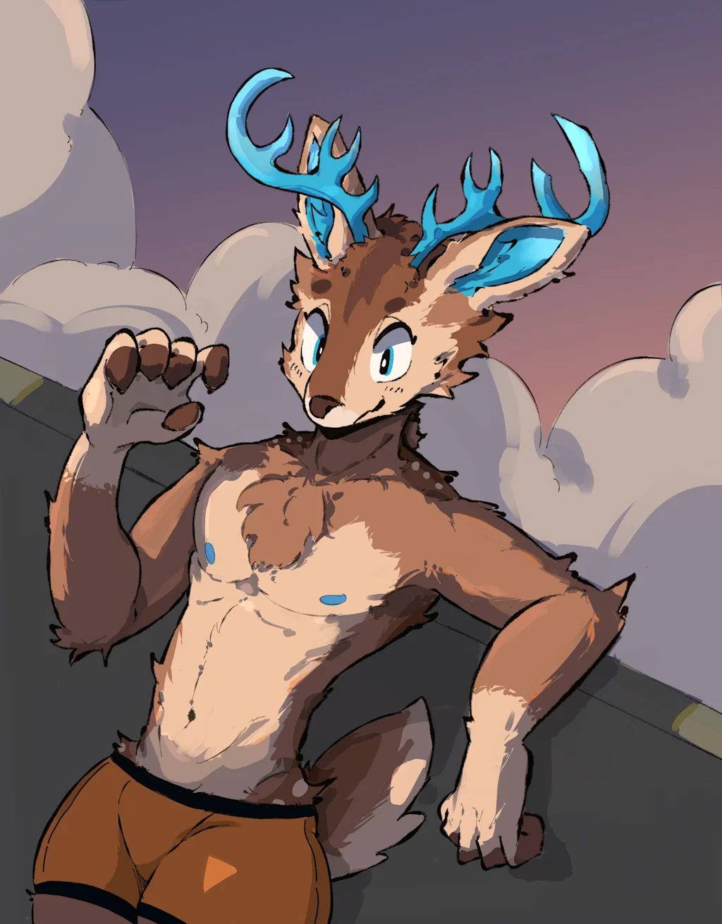 Example artwork of a Daily-Type commission