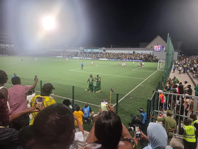 We watched Yanga in Dar es Salaam, and it was brilliant