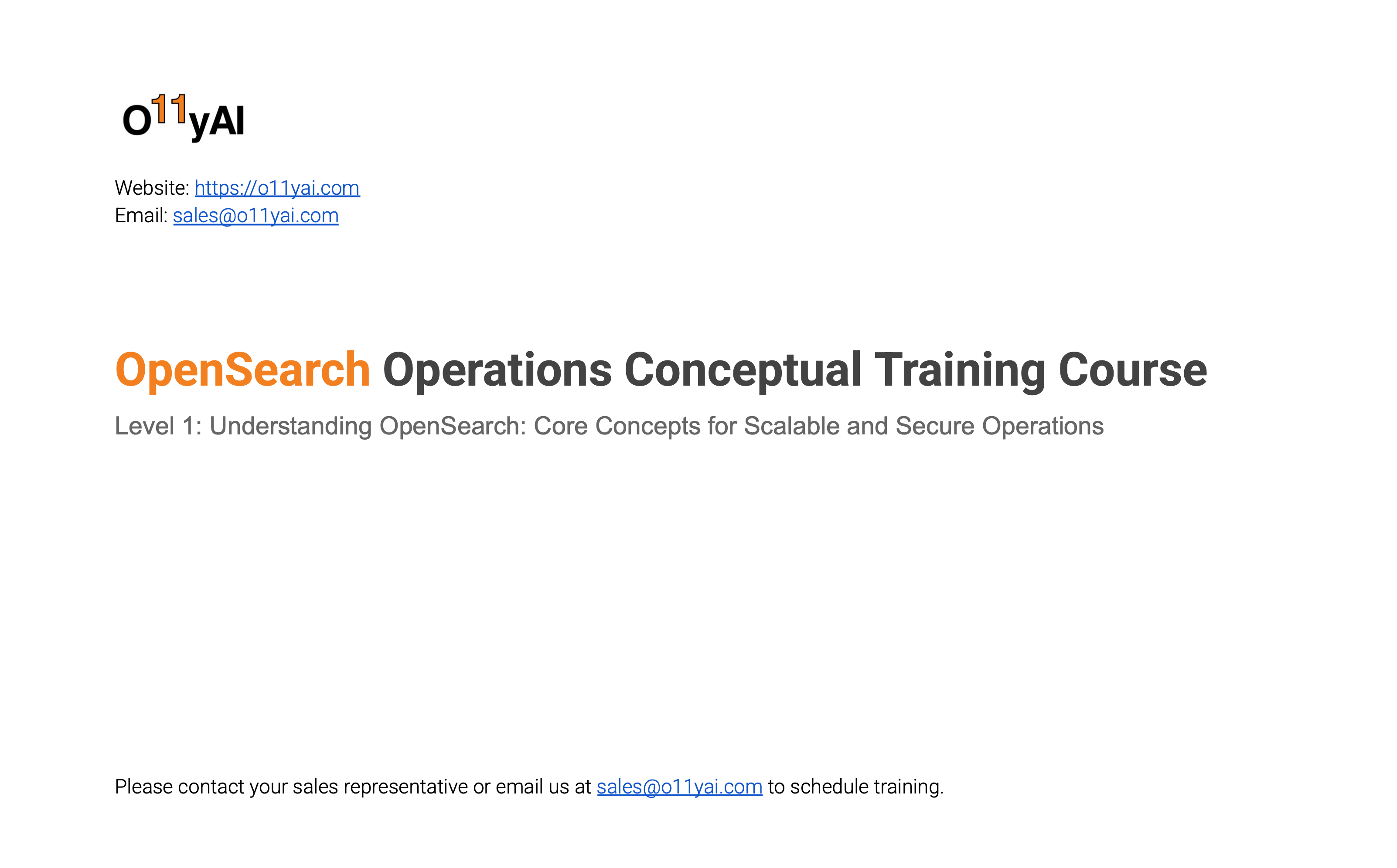 Opensearch-level1-operations-training