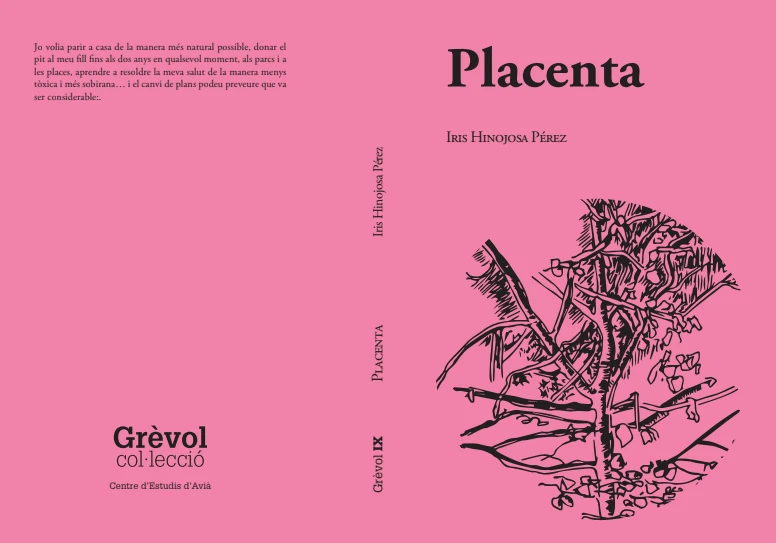 Imatge amb títol portada poemari placenta del projecte