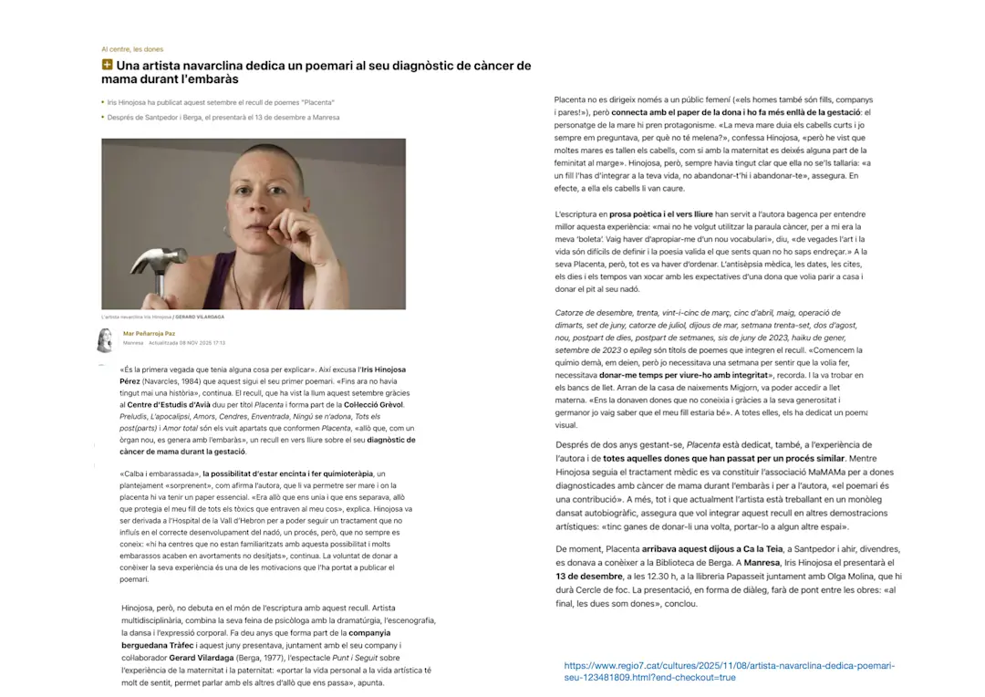 Imatge amb títol article regió7 del projecte