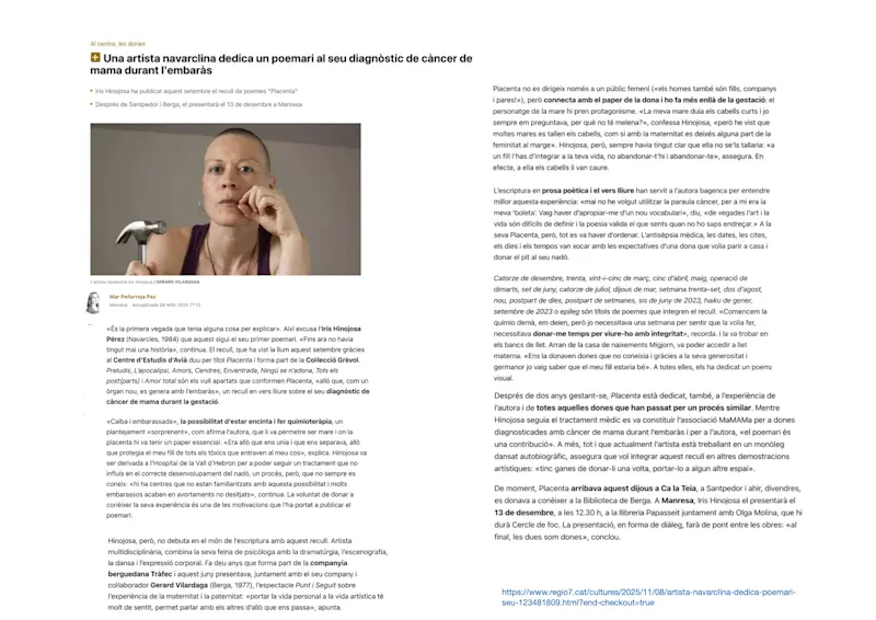 Imatge amb títol article regió7 del projecte