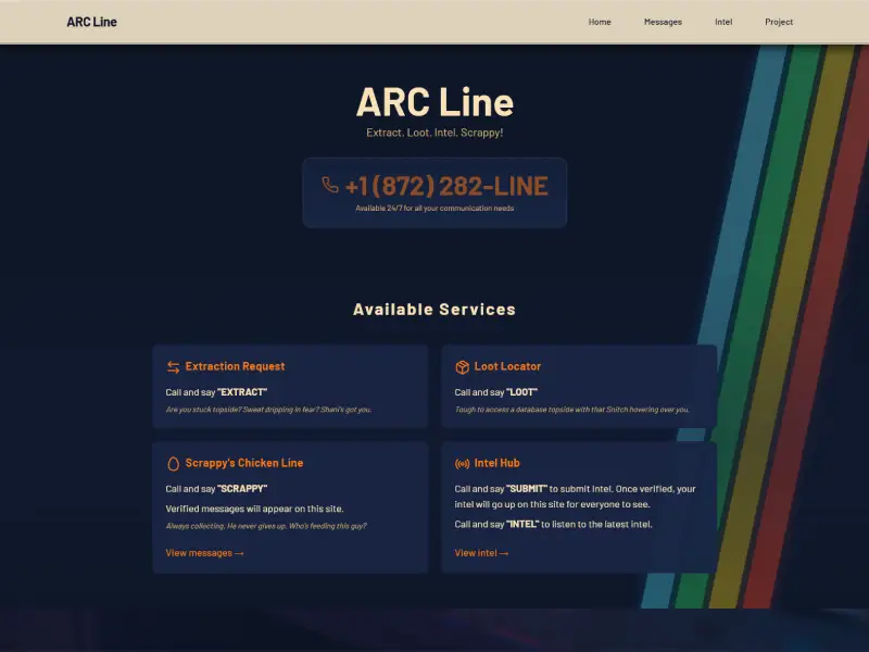 ARC Line - Twilio Hackathon Contest (WINNER!) | Jason Rundell