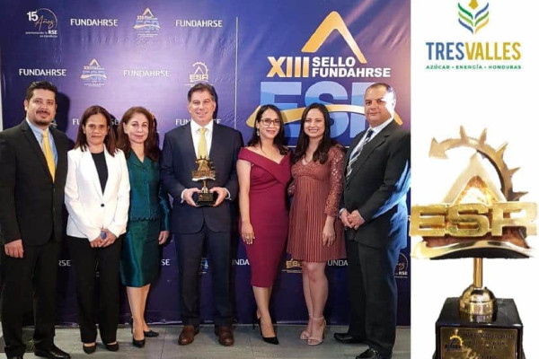 Compañía Azucarera Tres Valles recibió por cuarto año consecutivo el sello FUNDAHRSE