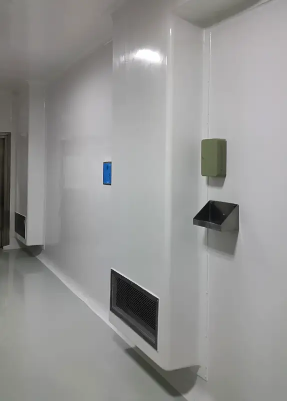 Bespoke clean-room duct design to optimum compliance