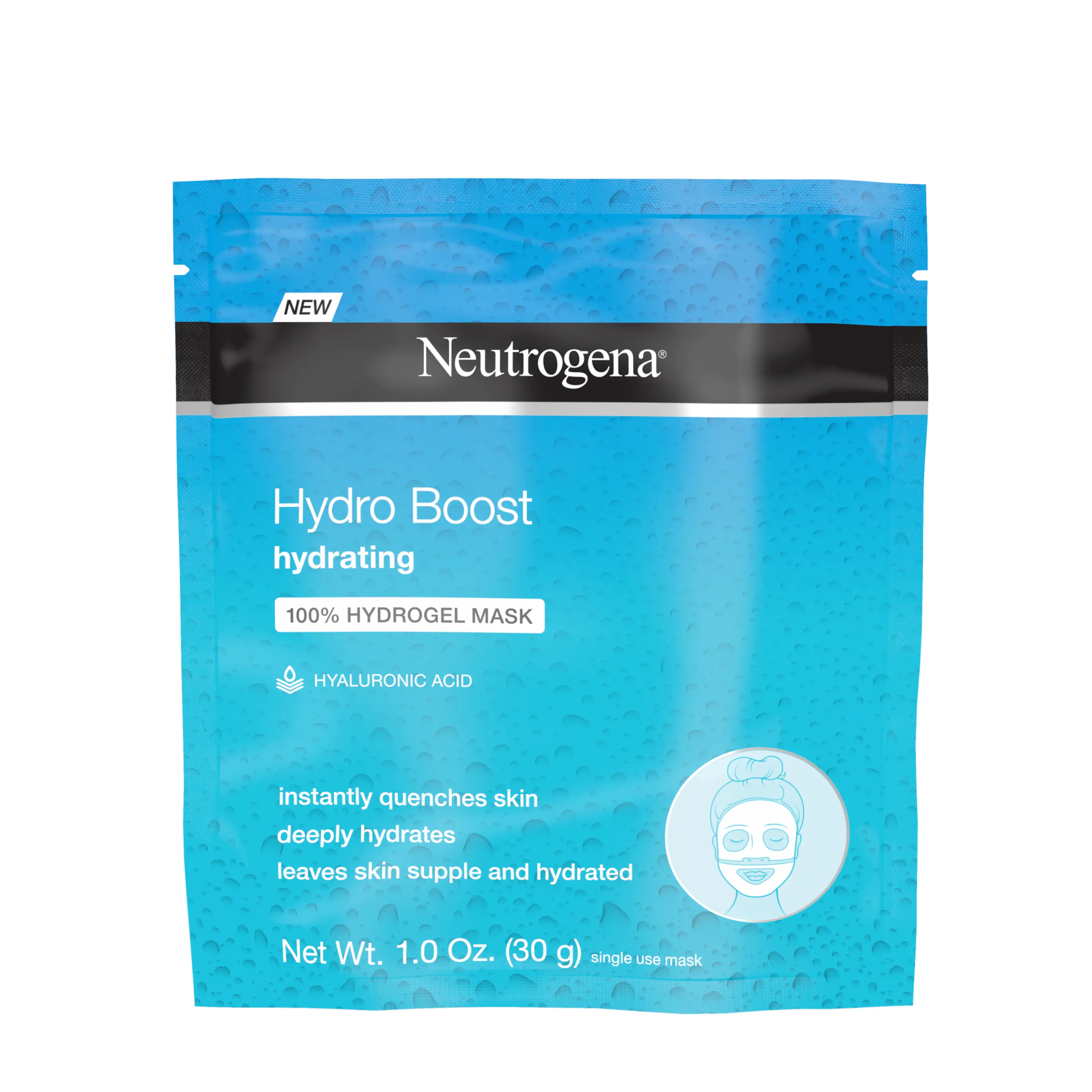 Neutrogena Hydro Boost Hydrating 100% Hydrogel Mask, 1 Oz