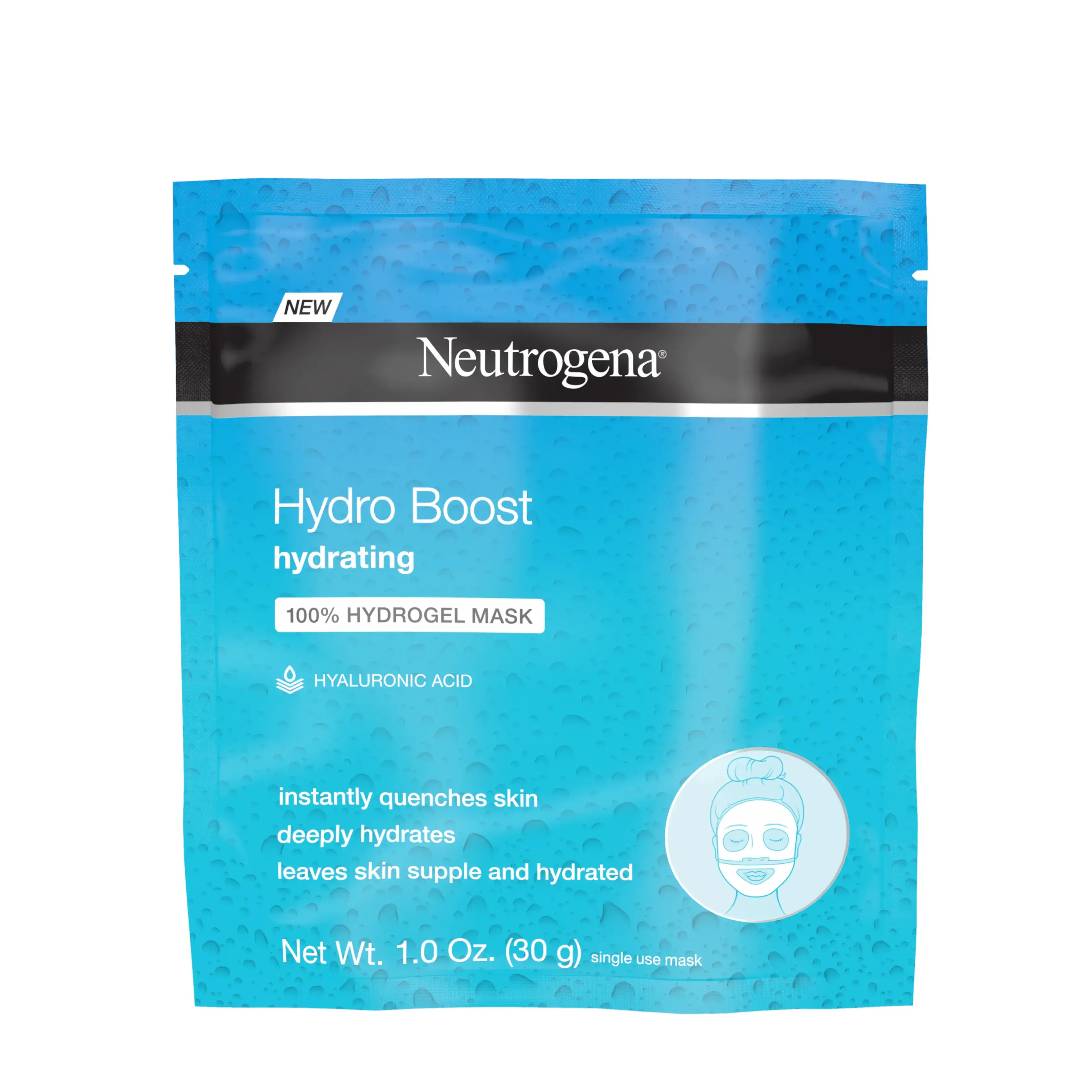 Neutrogena Hydro Boost Hydrating 100% Hydrogel Mask, 1 Oz