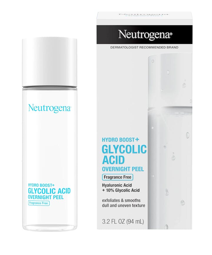 Neutrogena Hydro Boost+ Glycolic Acid Overnight Peel, Fragrance Free