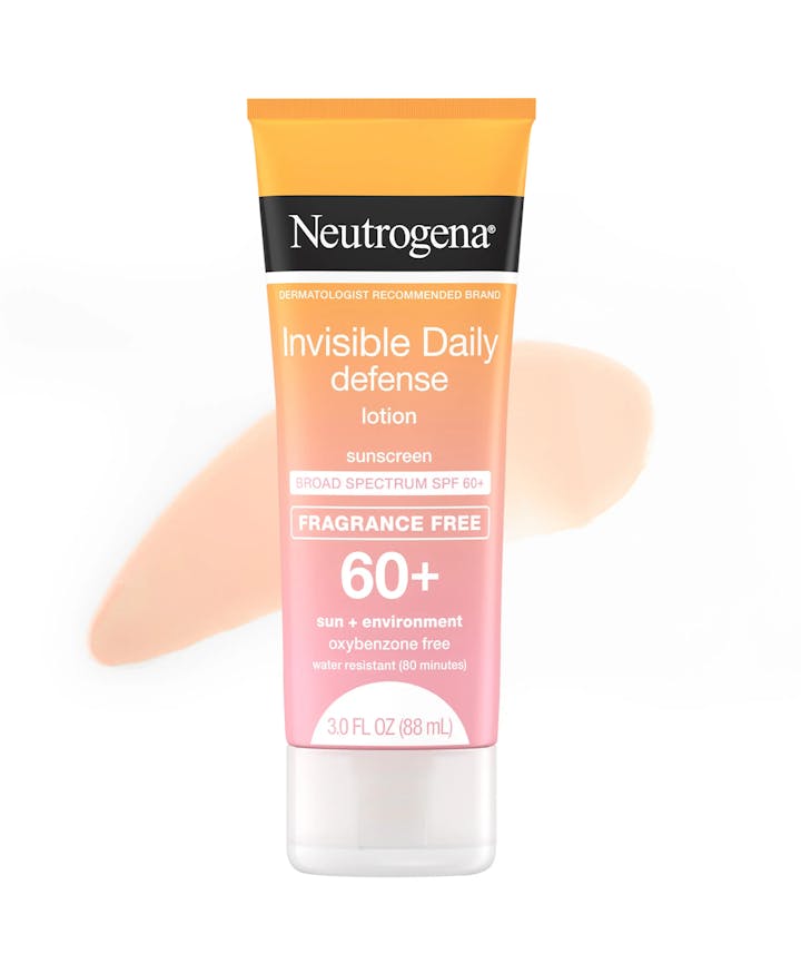 Neutrogena® Invisible Daily™ Defense Sunscreen Lotion, Broad Spectrum SPF 60+, Fragrance Free