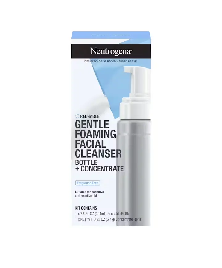 Neutrogena Reusable Foaming Cleanser Starter Kit, Bottle & Refill Pack