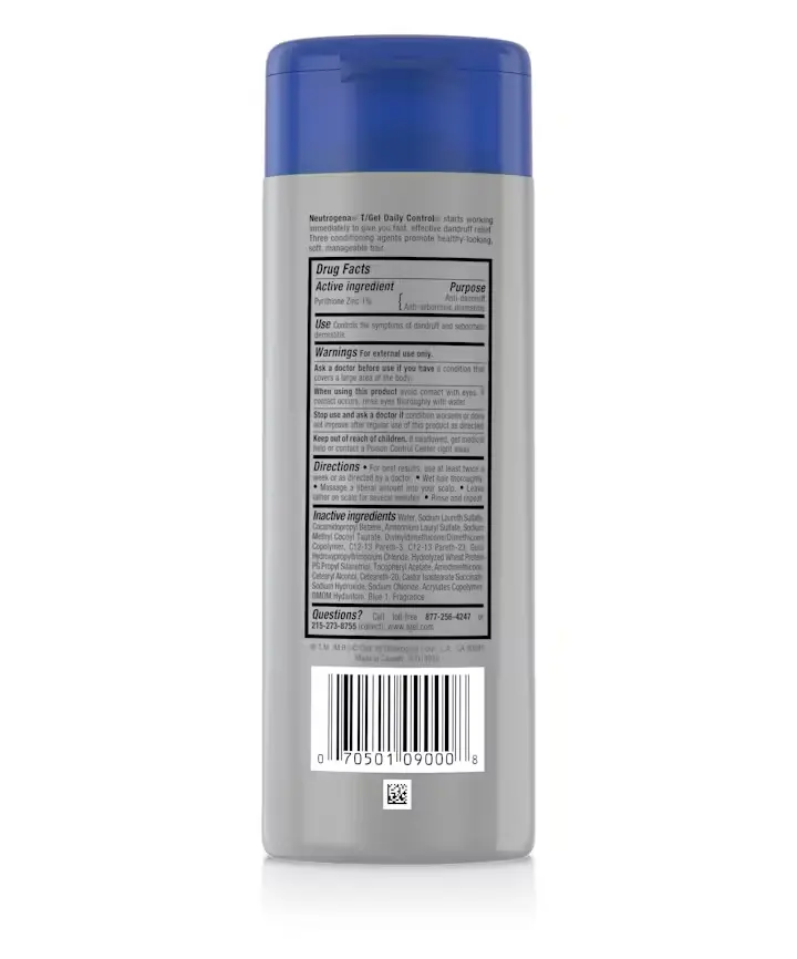 T/Gel Daily Control® 2-in-1 Dandruff Shampoo Plus Conditioner