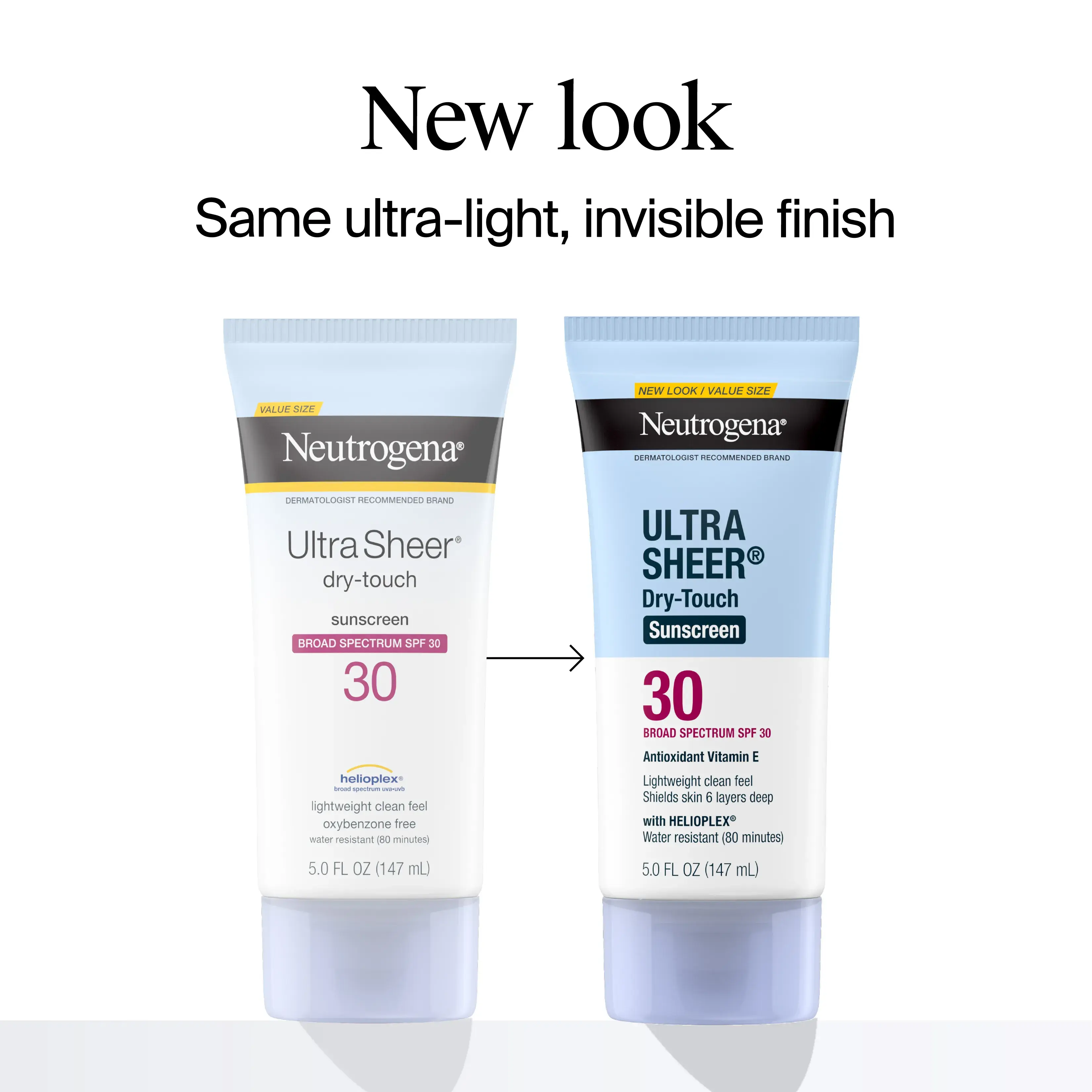 Neutrogena Ultra Sheer Dry-Touch Sunscreen Lotion Broad Spectrum SPF 30, 5 Fl. Oz
