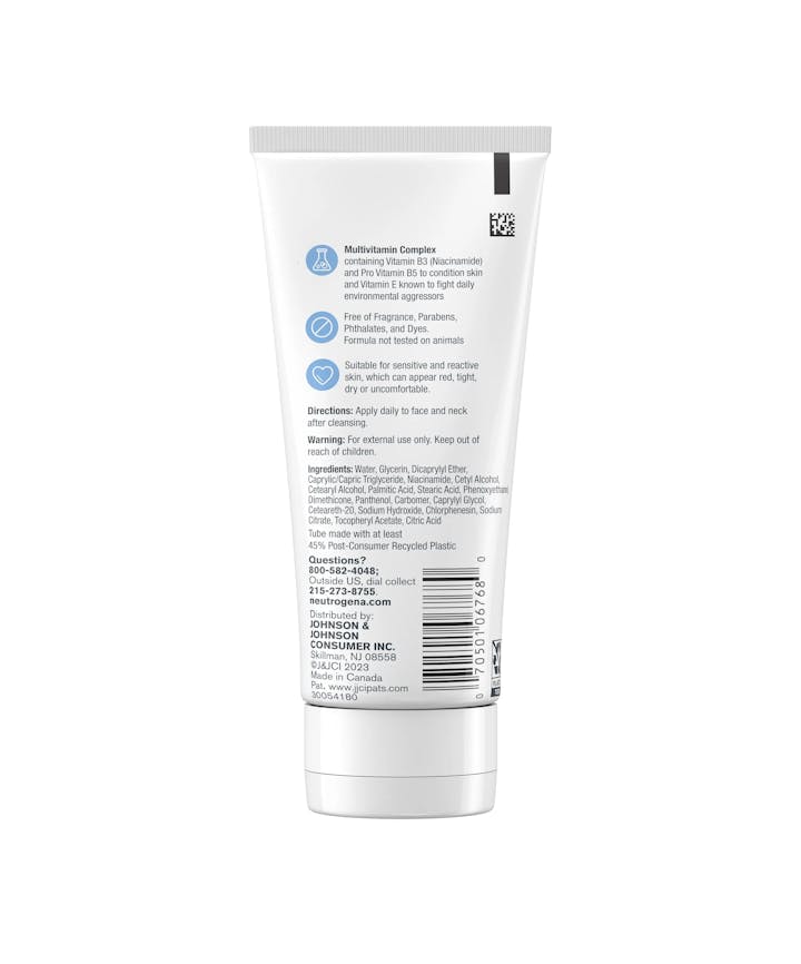 Neutrogena&reg; Daily Facial Moisturizer Fragrance Free