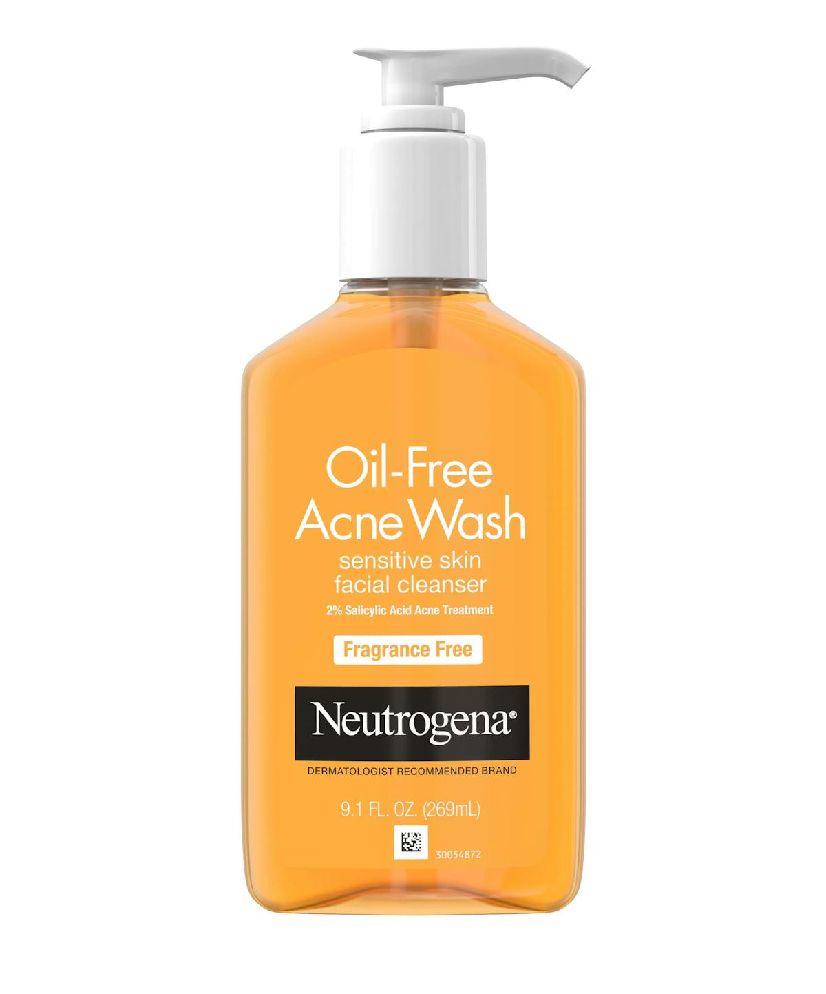 Neutrogena Neutrogena Oil-Free Acne Wash, Fragrance Free 9.1 Fl. Oz