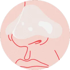 Step 2 - Watch it work. Use each patch for at least 6 hours or overnight. Patch starts to turn white as it absorbs fluid.