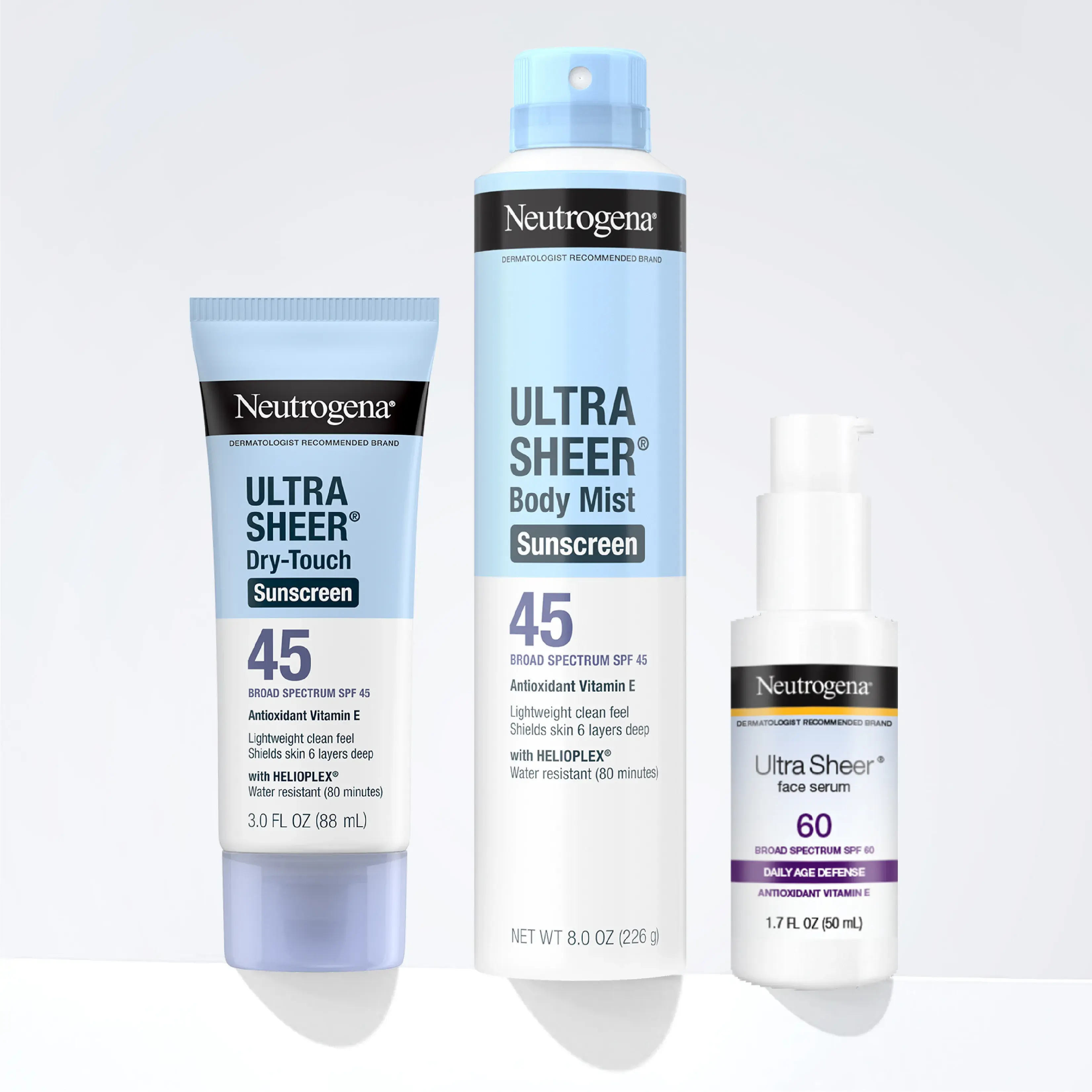 Neutrogena Ultra Sheer Sunscreen Spray, Lightweight, Family Size, 8 oz