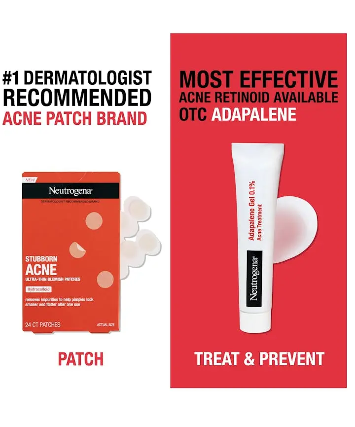 Neutrogena&reg; 0.1% Adapalene Gel Acne Treatment, 1.6 oz