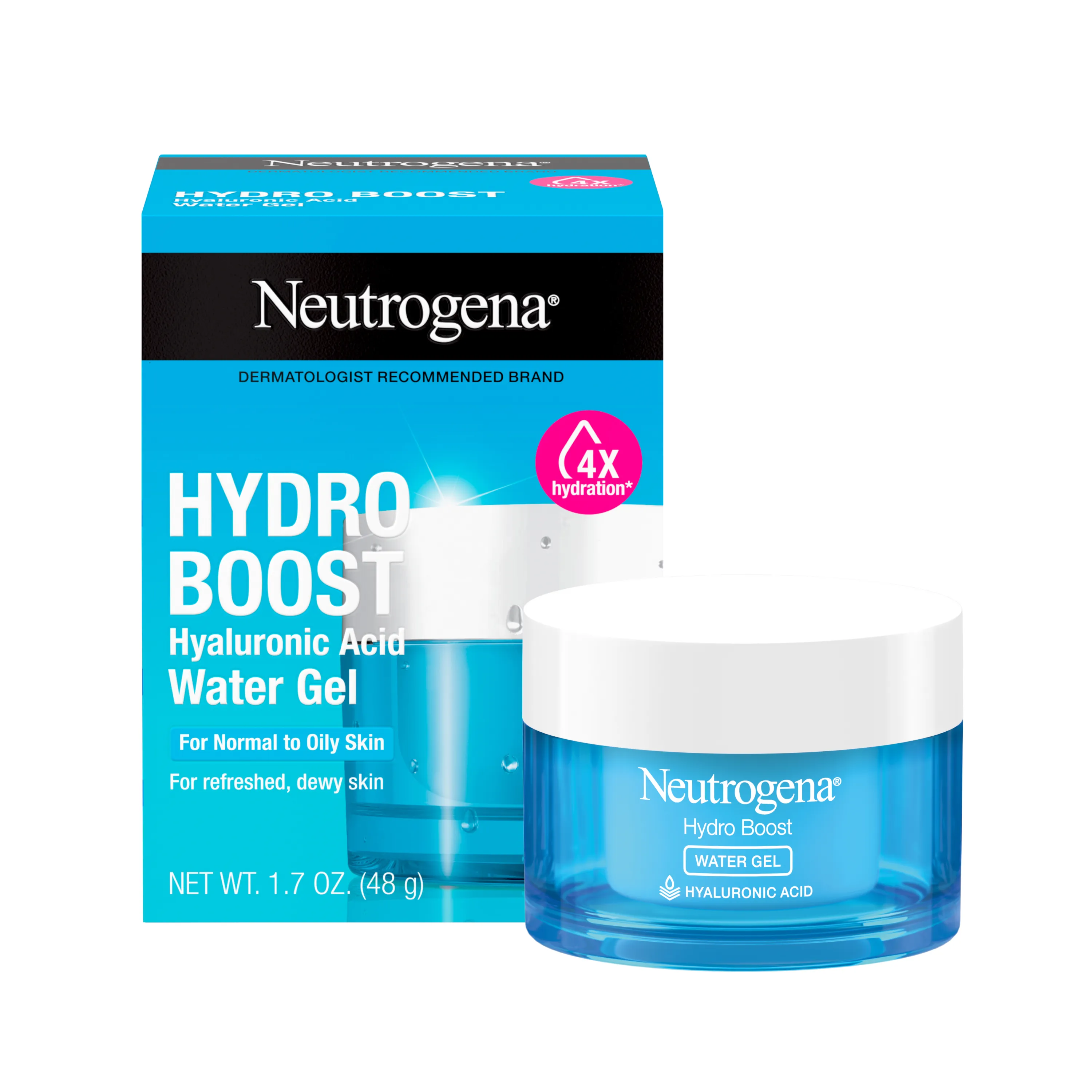 Neutrogena Hydro Boost Hyaluronic Acid Water Gel with Signature Fragrance 1.7 Oz