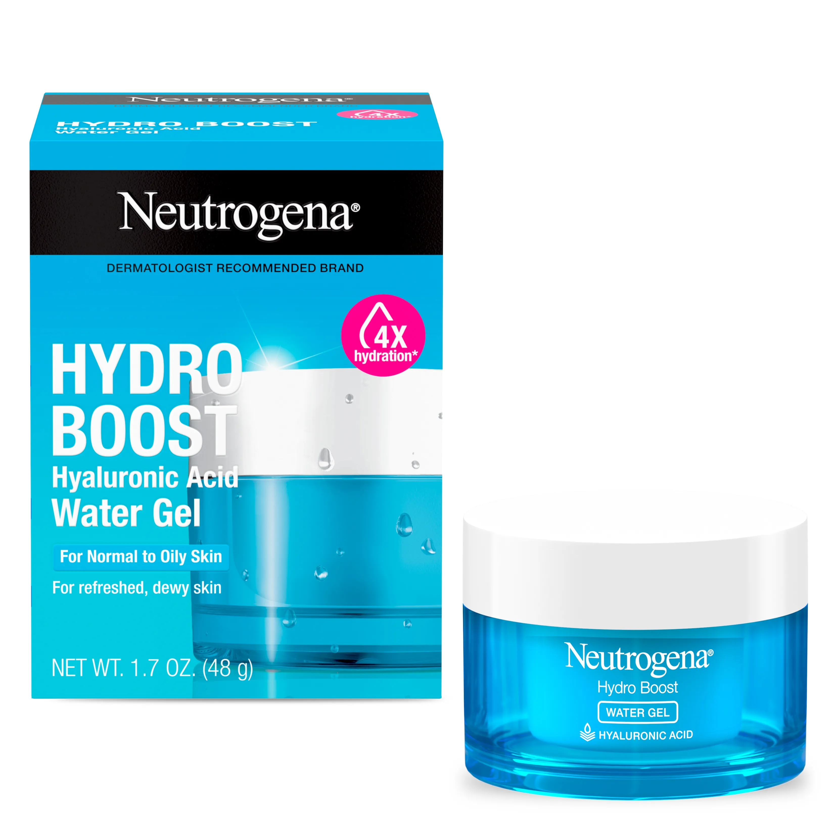 Neutrogena Hydro Boost Hyaluronic Acid Water Gel with Signature Fragrance 1.7 Oz