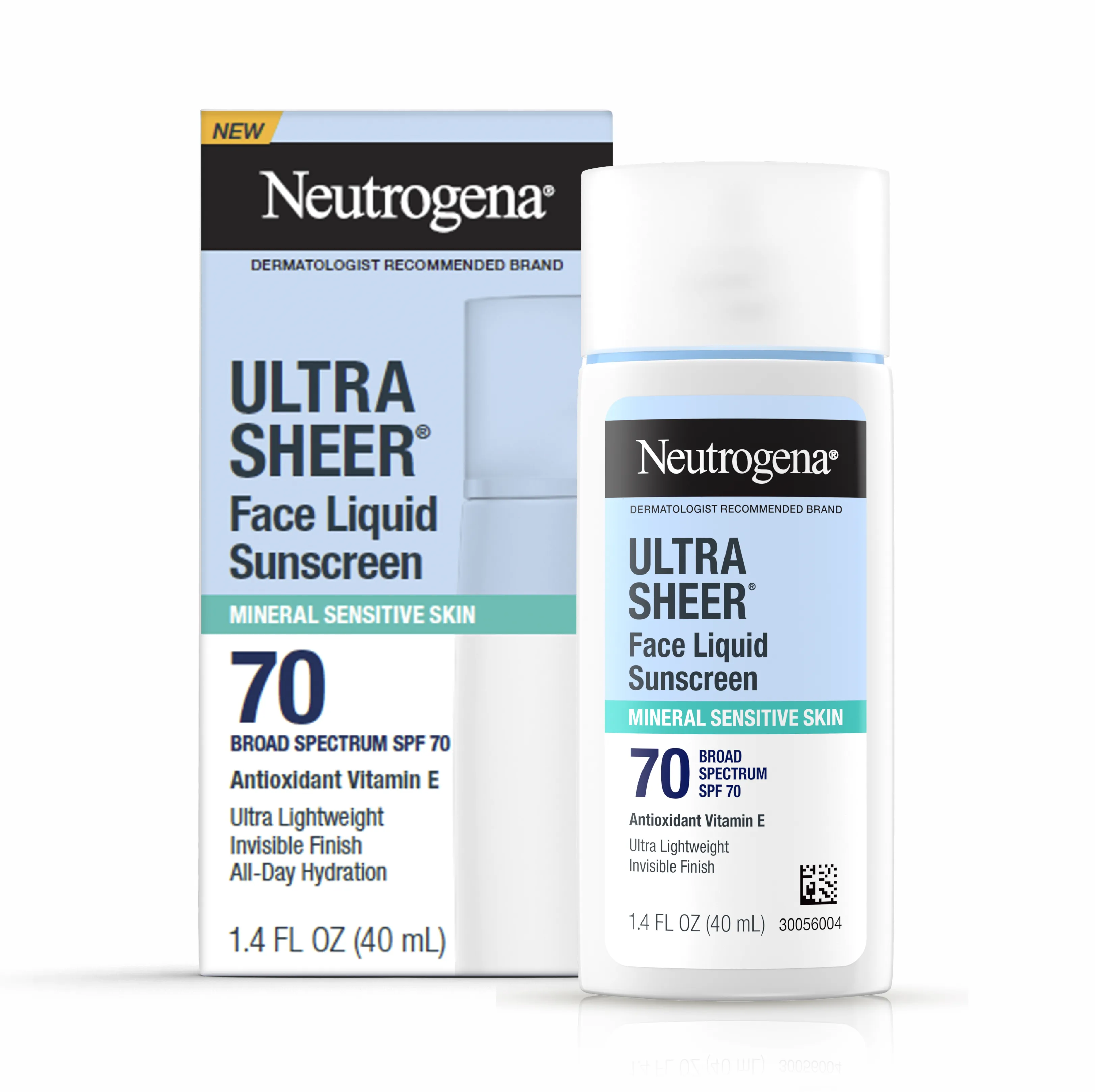 Neutrogena Ultra Sheer Face Liquid SPF 70 Sunscreen, 1.4 fl. oz