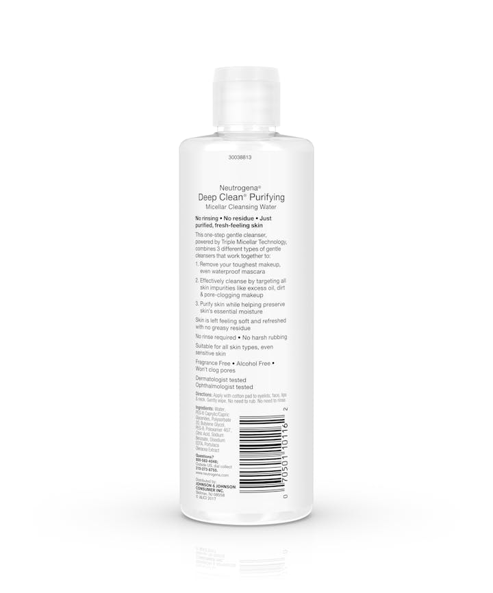 Deep Clean® Purifying Micellar Cleansing Water-back