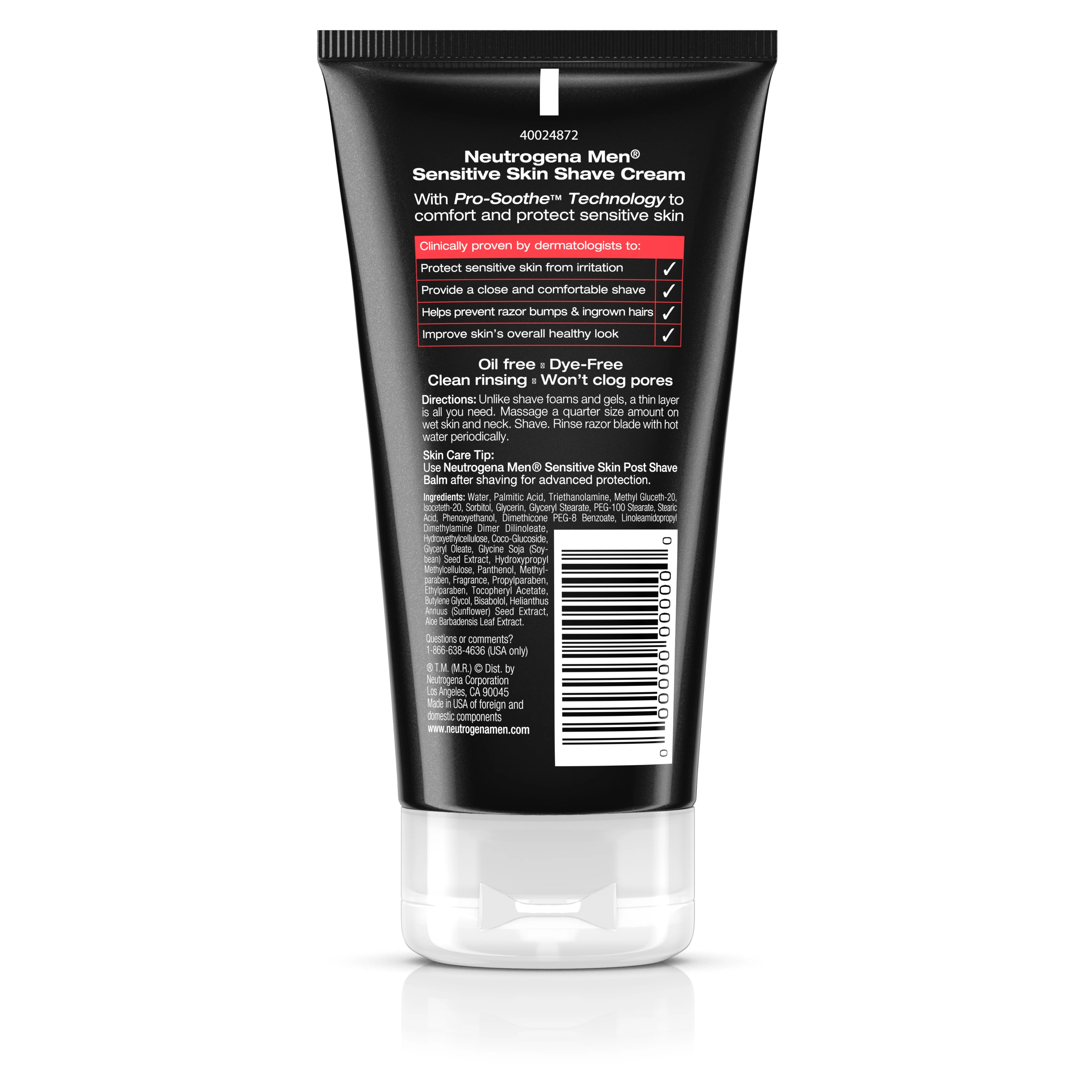 Neutrogena&reg; Men Sensitive Skin Shave Cream