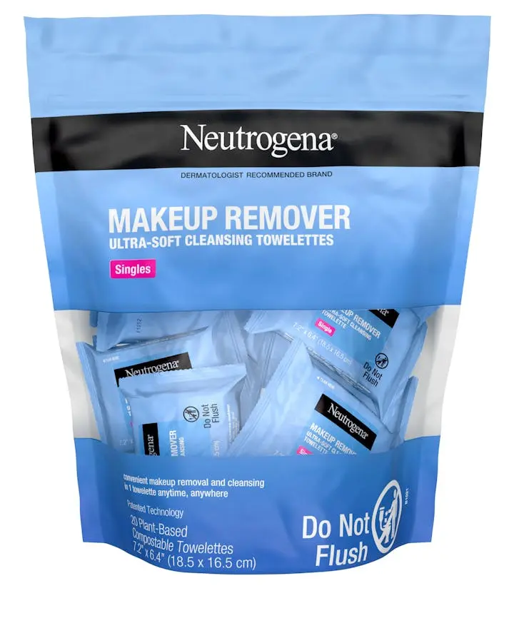 Neutrogena Individually Wrapped Makeup Remover Cleansing Wipes