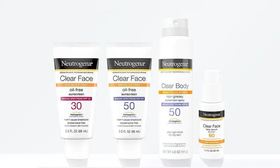 Neutrogena® Clear Face Product Line