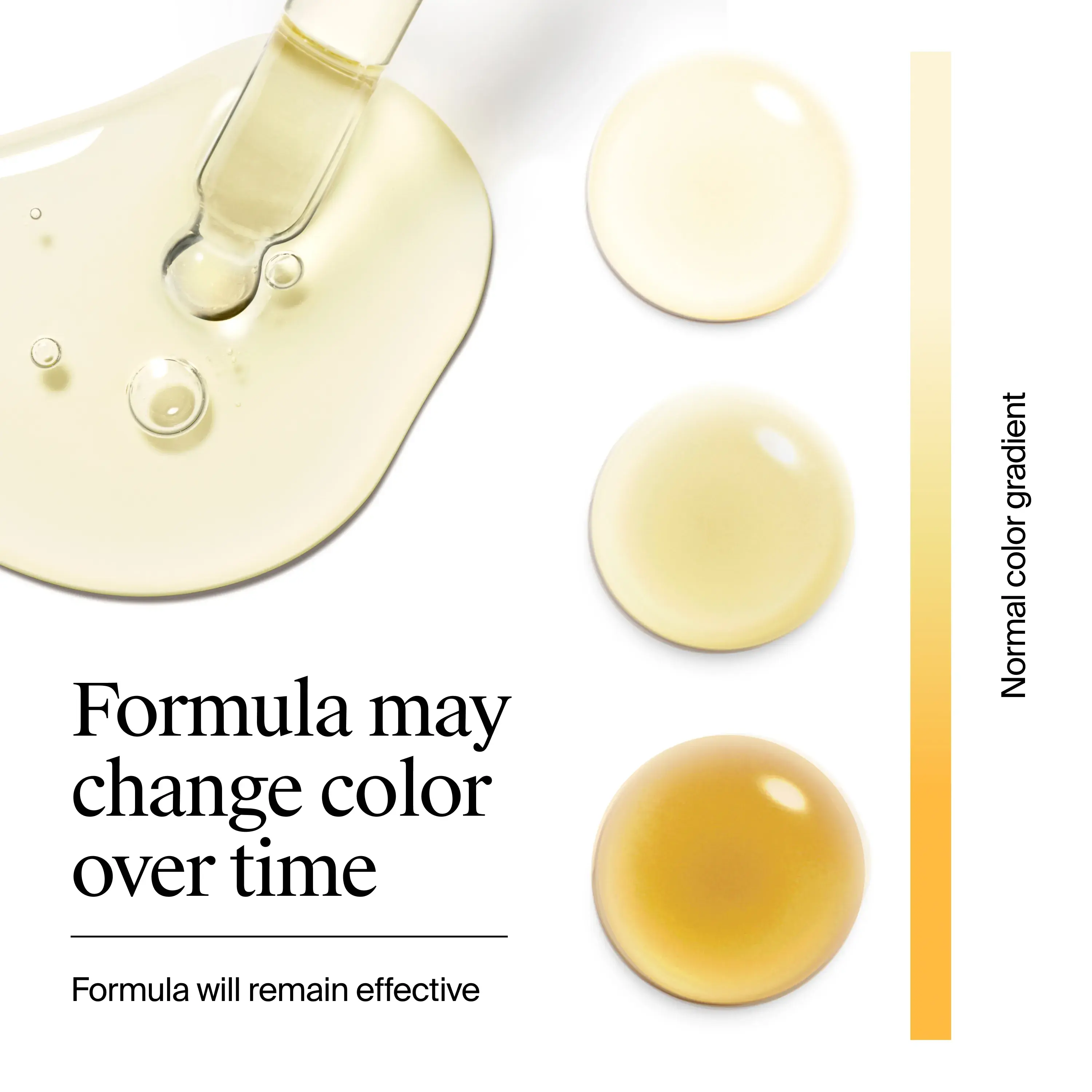 Formula may change color over time. Formula will remain effective.