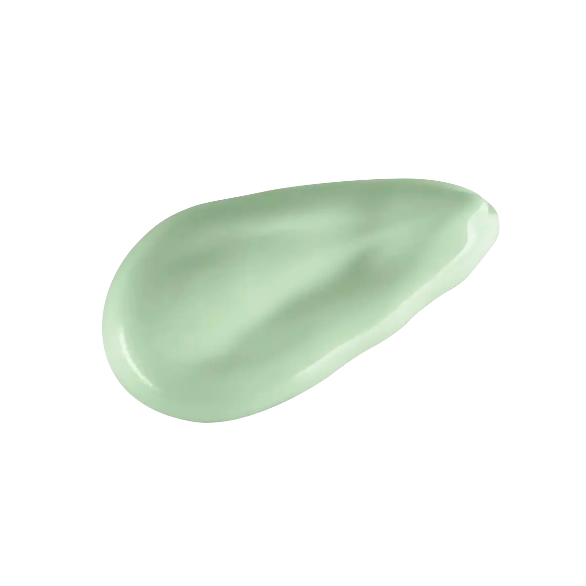 smooth, opaque swatch of Neutrogena® Clear Coverage Color Correcting Green Concealer against a white background