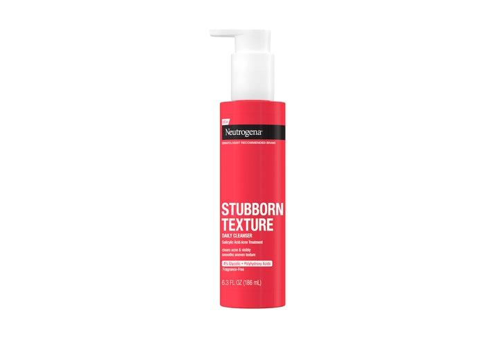 Neutrogena’s Stubborn Acne® Texture Acne Cleanse. 