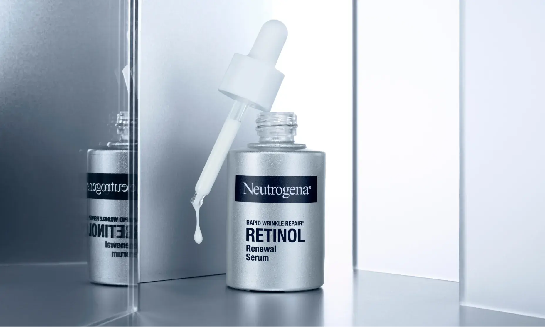 Rapid Wrinkle Repair Serum with full dropper showing texture and formula consistency