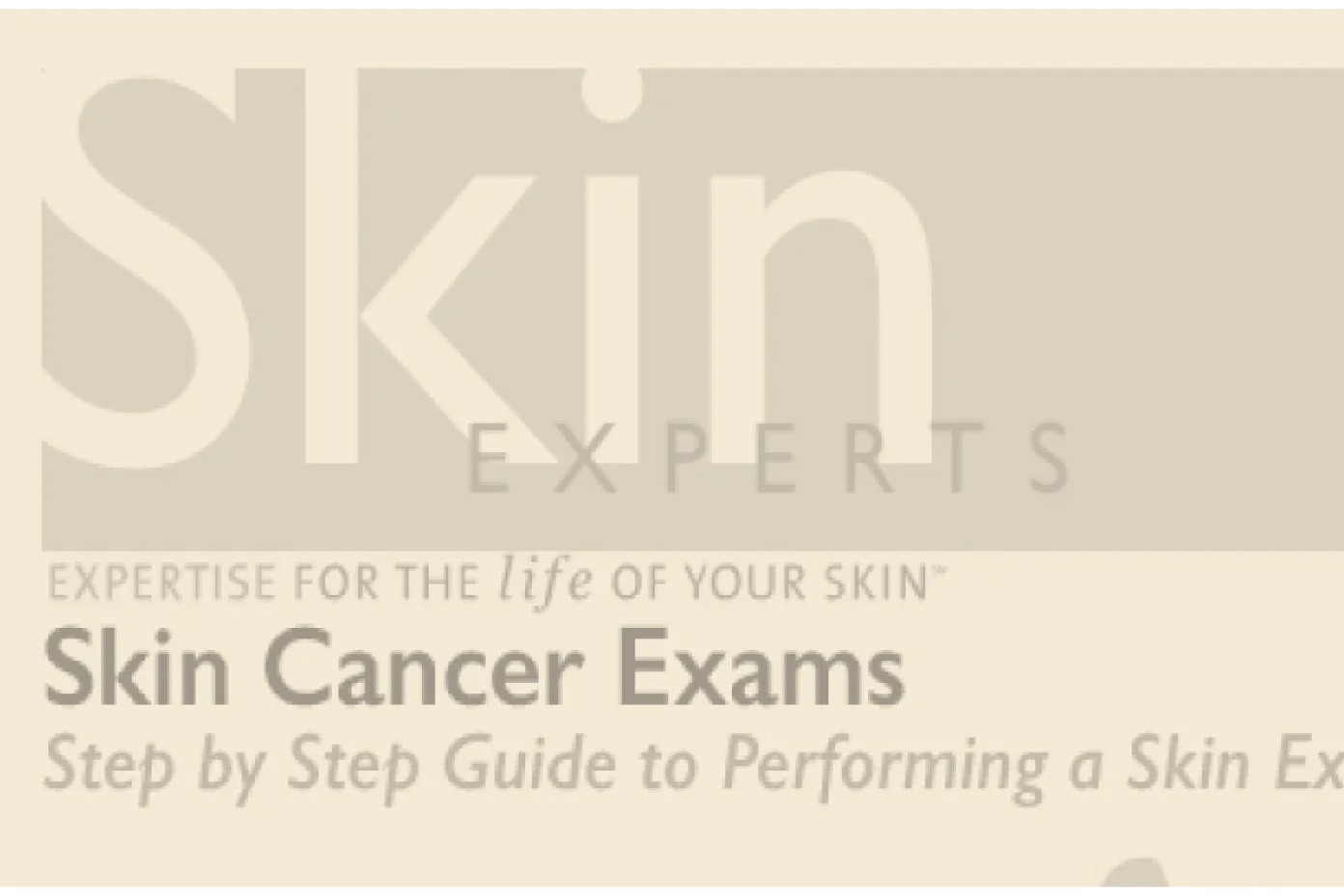 Self exam tips from skin experts