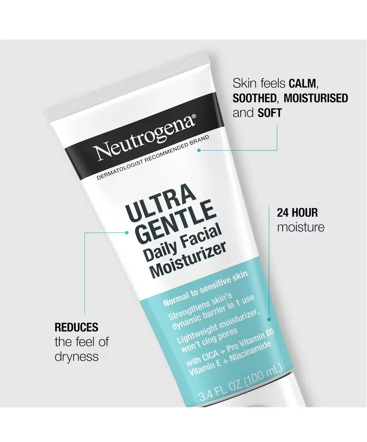 Neutrogena Neutrogena® Ultra Gentle Daily Facial Moisturizer, 3.4 Fl. Oz